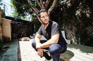 Jonathan Simkhai poses for a portrait in his first retail space in Los Angeles on July 20, 2018.