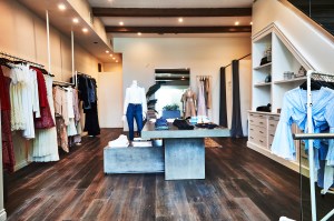 Jonathan Simkhai poses for a portrait in his first retail space in Los Angeles on July 20, 2018.