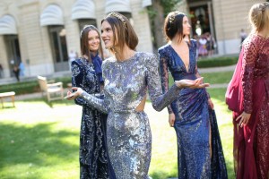Backstage at Zuhair Murad Couture Fall 2018