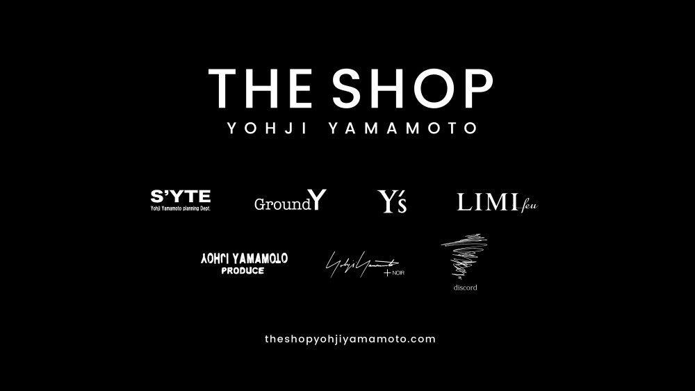 Yohji Yamamoto The Shop is an online destination which will host products for sale across the designer's multiple lines.