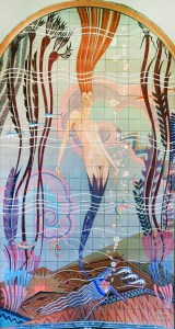 "This season I wanted to be transported to another time and place Ð the way I feel when I look at this tile mural Ð I get a sense of exploration, adventure and discovery." - Anna Sui