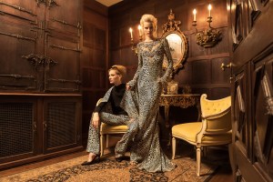 Badgley MischkaÕs campaign was photographed by Catherine Asanov at the historic Chelsea Mansion in East Norwich, N.Y.The idea behind the campaign is ÒLightness Through DarkÓ Ñ a celebration of glamour inspired by the artist, Michelangelo Merisi da Caravaggio. The models featured are Elza Luijendijk, Kristin Zakala and Cole Christie. ÒFor Badgley Mischka fall 2018, we adapted CaravaggioÕs famous use of ÔchiaroscuroÕ Ñ the effect of light through dark,Ó said Mark Badgley. ÒWe wanted a location and effects that would highlight the drama and power of this theme.Ó James Mischka added, ÒWe thought the history, romance and mystery of Chelsea Mansion on Long IslandÕs "gold coast" was the perfect setting to bring this concept to life. Asanov did a wonderful job of telling the story of a beautiful, regal woman emerging radiant and powerful from a dark and moody background.Ó The images and behind-the-scenes film (photographed by Matthew Gilbertson) is running on social media channels and badgleymischka.com, beginning this week. A short feature film will be unveiled on social media and the web site at the end of September. Ñ Lisa Lockwood