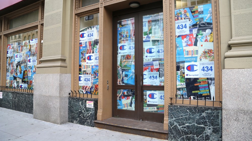The new Champion store in Soho.