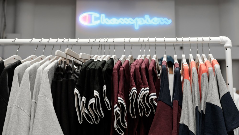 Inside Champion's new NYC store.