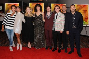 - New York, NY - 8/1/18 -A Special New York Screening of "THE MISEDUCATION OF CAMERON POST". The Film stars Chloe Grace Moretz and will open in Theaters Aug 3 2018 -Pictured Forrest Goodluck, Sasha Lane , Chloe Grace Moritz , Desiree Akhaven , John Gallager Jr.,Christopher Dylan White ,Michael B Clark and Mathew Shurka -Photo by: Dave Allocca/Starpix -Location: Cinema 123