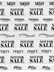 "A satirical look at our current understanding of exclusivity in the era of clickbait disposability, referring to the backdrop of the commodified female form." - DI$COUNT UNIVERSE