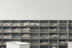 Leo's shoe factory in Italy.