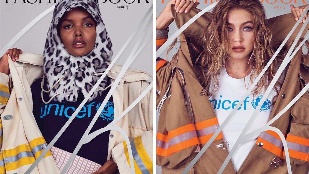Carine Roitfeld, Gigi Hadid, Halima Aden, UNICEF CR Fashion Book 13