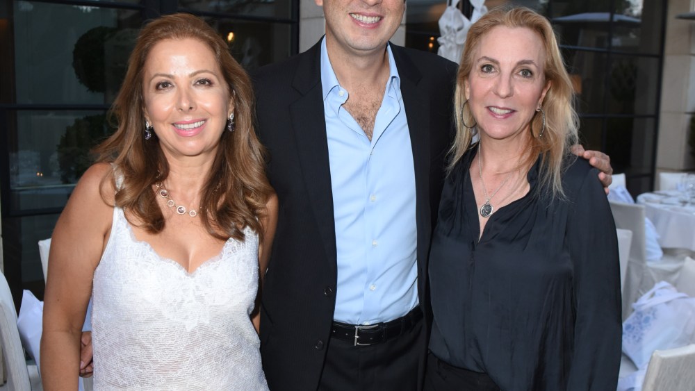 BEVERLY HILLS, CA - AUGUST 23: Karine Ohana, Ariel Ohana and Susan Rockefeller attend Ohana & Co LA Event - Brands With Mission at The Peninsula Beverly Hills on August 23, 2018 in Beverly Hills, California. (Photo by Vivien Killilea/Getty Images for Ohana & Co)