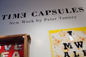 Inside Peter Tunney's exhibition "Time Capsules."