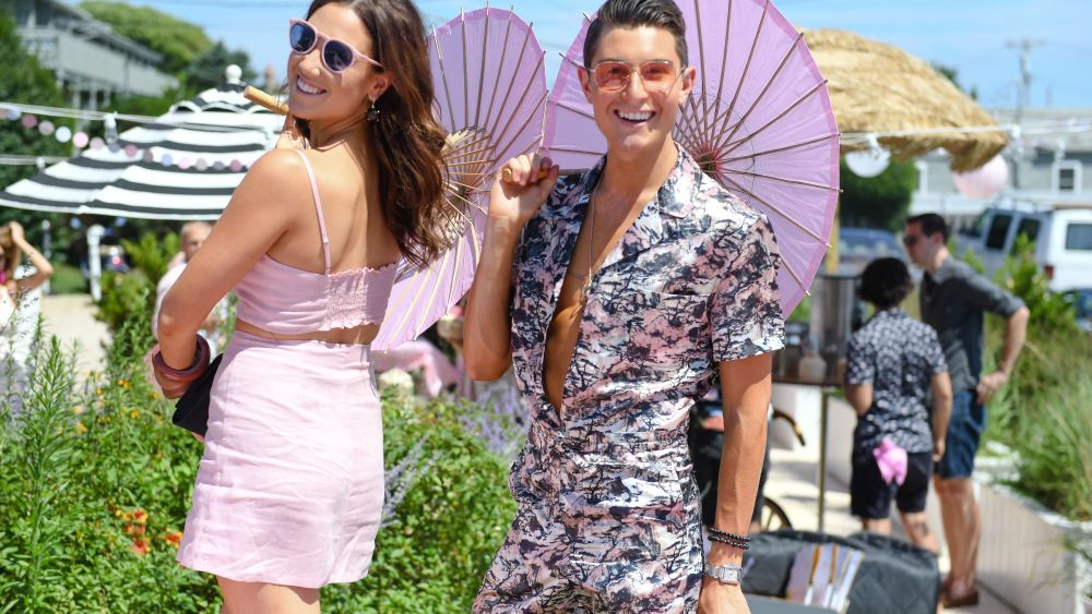 Toby Milstein, Larry MilsteinThe Millennial Pink Party, Montauk, New York, USA - 19 Aug 2017