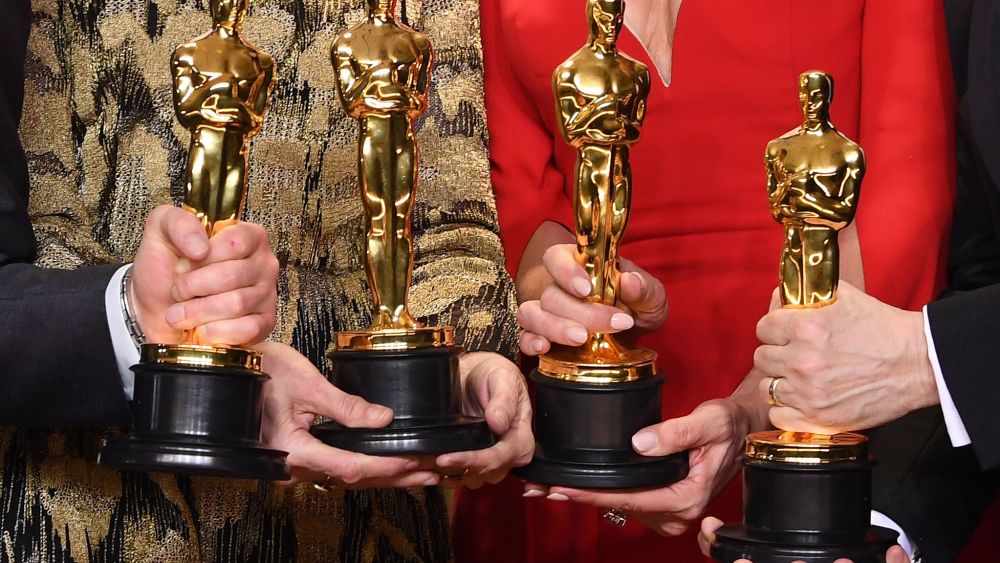 Sam Rockwell - Supporting Actor - 'Three Billboards Outside Ebbing, Missouri', Frances McDormand - Lead Actress - 'Three Billboards Outside Ebbing, Missouri', Allison Janney - Supporting Actress - 'I, Tonya' and Gary Oldman - Lead Actor - 'Darkest Hour'90th Annual Academy Awards, Press Room, Los Angeles, USA - 04 Mar 2018