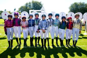 Magnolia Cup Jockeys at Qatar Glorious Goodwood Festival, West Sussex, UK - 02 Aug 2018