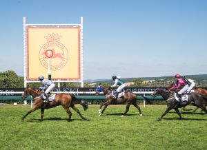 Magnolia Cup Riders at the Qatar Glorious Goodwood Festival, West Sussex, UK - 02 Aug 2018