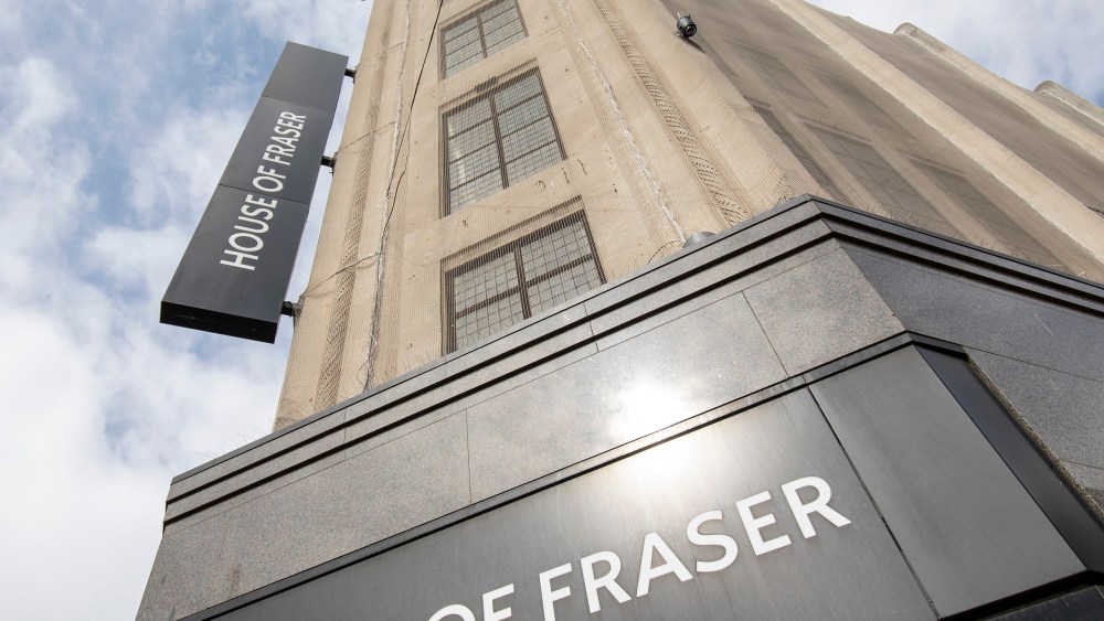 House of Fraser's flagship store on Oxford Street in London