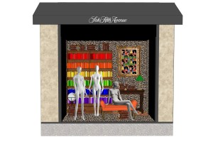 Alice + Olivia's window at Saks Fifth Avenue.