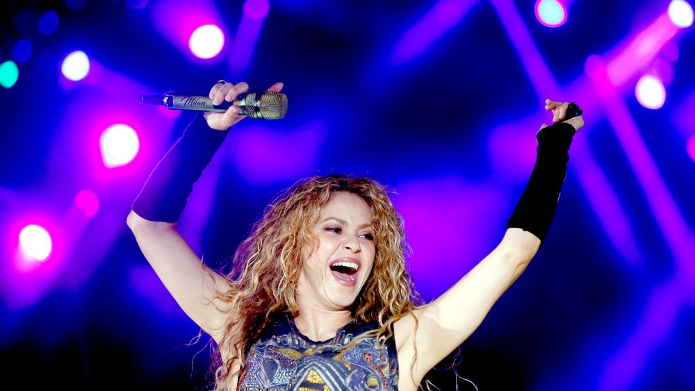 ShakiraShakira in concert, Cedars, Lebanon - 13 Jul 2018Colombian singer Shakira performs on stage during a concert at the Cedars International Festival 2018 at the Cedars mountain, northeastern Lebanon, 13 July 2018.