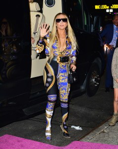 Jennifer Lopez looks striking in a Versace jumpsuit as she steps out with hubby Alex Rodriguez for the VMA after party at Beauty & Essex in New York, NY.Pictured: Jennifer Lopez,Alex RodriguezRef: SPL5017497 210818 NON-EXCLUSIVEPicture by: PapCulture / SplashNews.comSplash News and PicturesLos Angeles: 310-821-2666New York: 212-619-2666London: 0207 644 7656Milan: +39 02 4399 8577Sydney: +61 02 9240 7700photodesk@splashnews.comWorld Rights