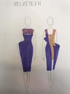 "My inspiration comes from the fact that the majority of society puts up a front for what they display to the world." SUPIMA x Genevieve Lake, Fashion Institute of Design & Merchandising