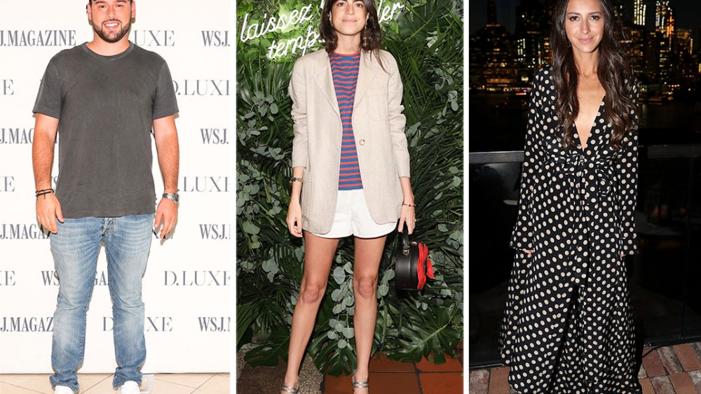 Scooter Braun, Leandra Medine and Arielle Charnas