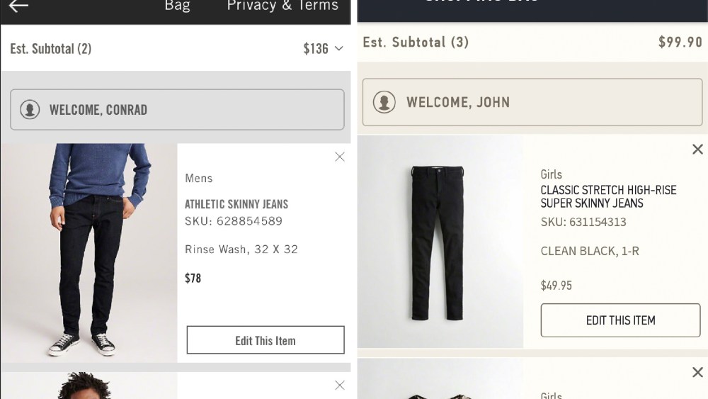 Venmo Now a Payment Option at Abercrombie, Hollister