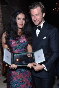 Salma Hayek and Francesco Carrozzini