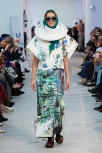 A fashion photograph used in the exhibit: Rebecca Kellett