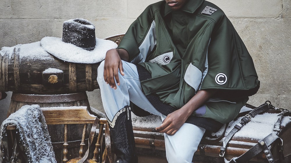 A piece from the capsule collection of Shayne Oliver for Colmar.