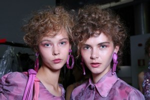Models backstage