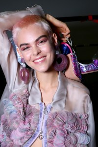 Model backstage