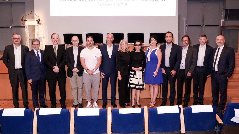 Judy Price (eighth from the left) and the speakers