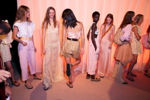 Backstage at Alberta Ferretti RTW Spring 2019