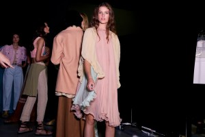 Backstage at Alberta Ferretti RTW Spring 2019