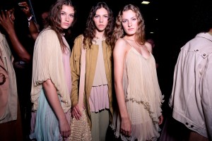 Backstage at Alberta Ferretti RTW Spring 2019