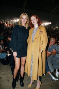 Amber Valletta and Karen Elson