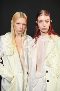 Backstage at Ann Demeulemeester RTW Spring 2019