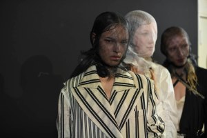 Backstage at Ann Demeulemeester RTW Spring 2019