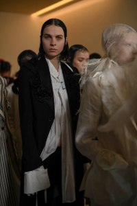 Backstage at Ann Demeulemeester RTW Spring 2019