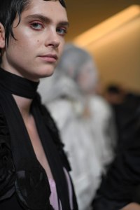 Backstage at Ann Demeulemeester RTW Spring 2019