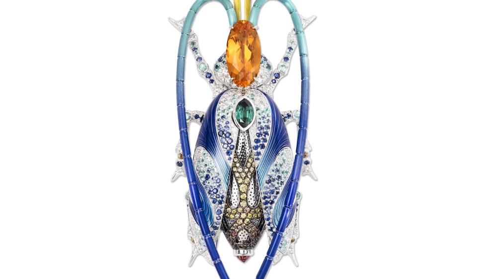 Lorenz Baumer beetle brooch