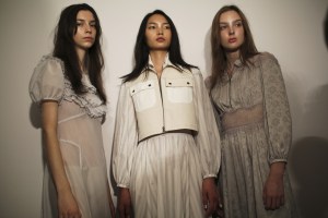 Backstage at Alexa Chung RTW Spring 2019