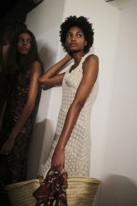 Backstage at Alexa Chung RTW Spring 2019