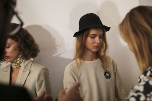 Backstage at Alexa Chung RTW Spring 2019