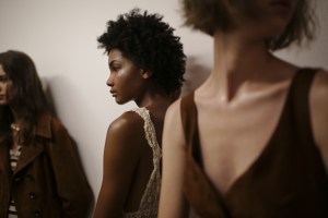 Backstage at Alexa Chung RTW Spring 2019