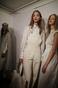Backstage at Alexa Chung RTW Spring 2019