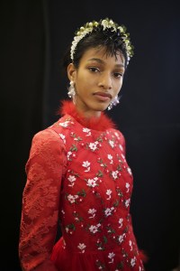 Backstage at Simone Rocha RTW Spring 2019
