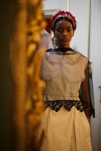 Backstage at Simone Rocha RTW Spring 2019