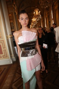 Backstage at Balmain RTW Spring 2019