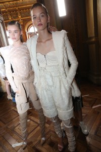 Backstage at Balmain RTW Spring 2019