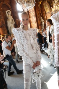 Backstage at Balmain RTW Spring 2019